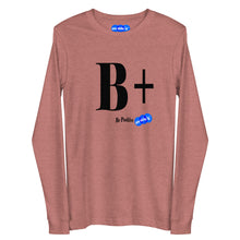 Load image into Gallery viewer, BE POSITIVE - YOUNICHELY - Unisex Long Sleeve Tee
