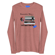 Load image into Gallery viewer, REMEMBER WHEN...GAMING - YOUNICHELY - Unisex Long Sleeve Tee
