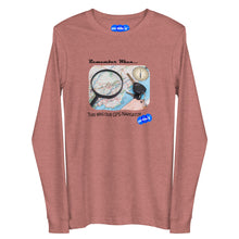 Load image into Gallery viewer, REMEMBER WHEN...GPS NAVIGATOR - YOUNICHELY - Unisex Long Sleeve Tee
