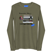 Load image into Gallery viewer, REMEMBER WHEN...GAMING - YOUNICHELY - Unisex Long Sleeve Tee

