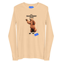 Load image into Gallery viewer, BLACK FRIDAY BEAR - YOUNICHELY - Unisex Long Sleeve Tee
