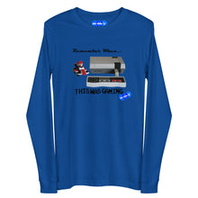 Load image into Gallery viewer, REMEMBER WHEN...GAMING - YOUNICHELY - Unisex Long Sleeve Tee
