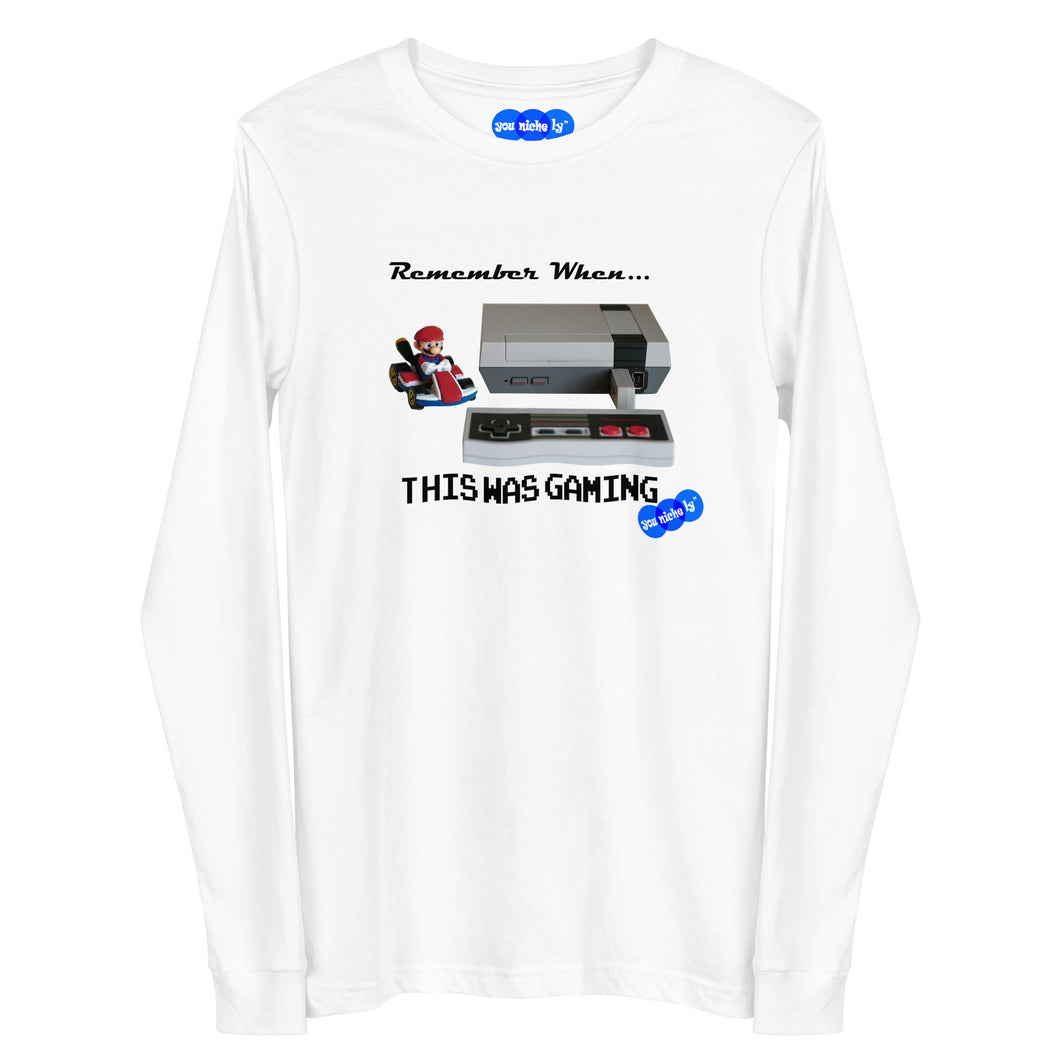 REMEMBER WHEN...GAMING - YOUNICHELY - Unisex Long Sleeve Tee