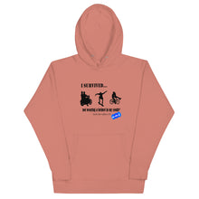Load image into Gallery viewer, I SURVIVED...NO HELMET - YOUNICHELY - Unisex Hoodie
