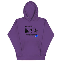 Load image into Gallery viewer, I SURVIVED...NO HELMET - YOUNICHELY - Unisex Hoodie
