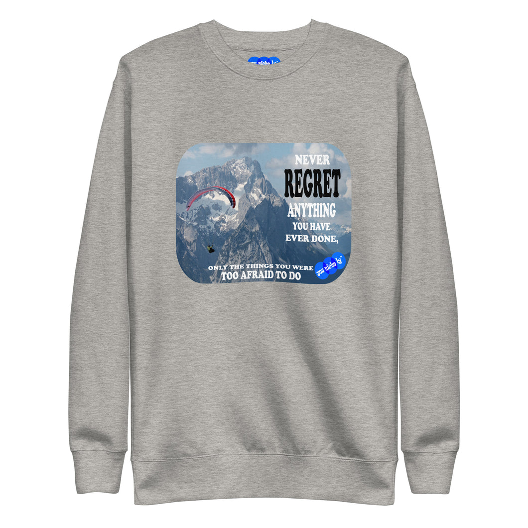 NEVER REGRET - YOUNICHELY - Unisex Premium Sweatshirt