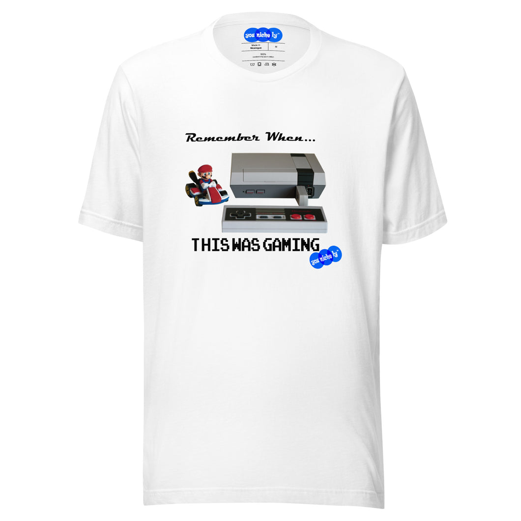 REMEMBER WHEN GAMING - YOUNICHELY - Unisex t-shirt