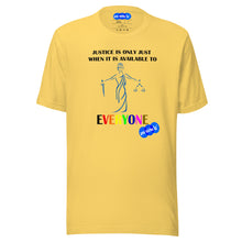 Load image into Gallery viewer, JUSTICE - YOUNICHELY - Unisex t-shirt
