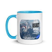 Load image into Gallery viewer, NEVER REGRET - YOUNICHELY - Mug with Color Inside
