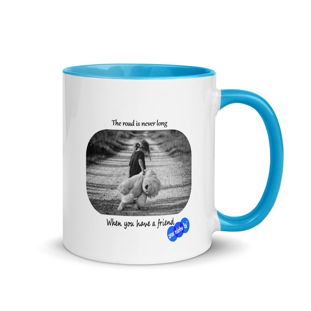 LONG ROAD - YOUNICHELY - Mug with Color Inside