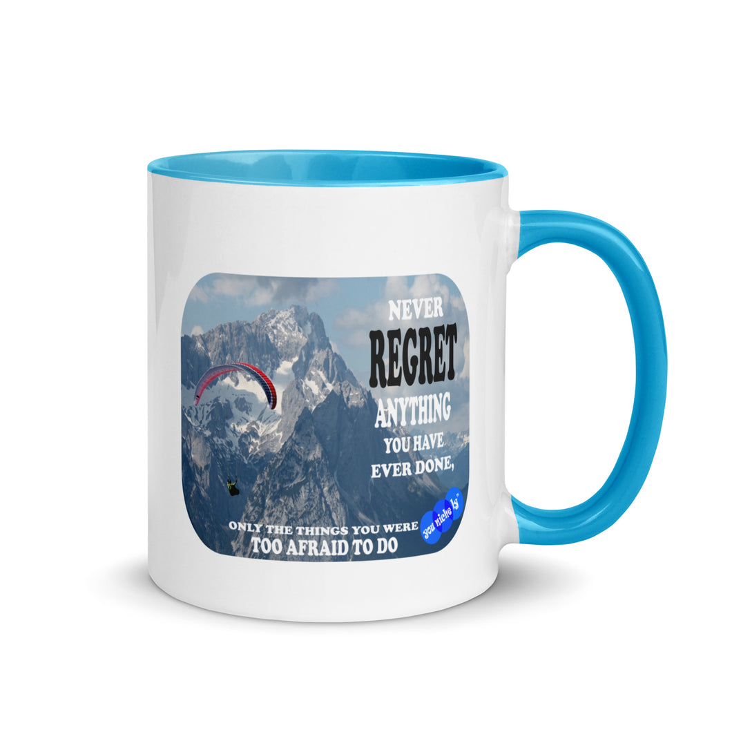 NEVER REGRET - YOUNICHELY - Mug with Color Inside