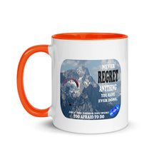 Load image into Gallery viewer, NEVER REGRET - YOUNICHELY - Mug with Color Inside
