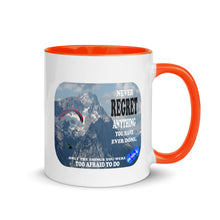 Load image into Gallery viewer, NEVER REGRET - YOUNICHELY - Mug with Color Inside
