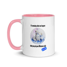 Load image into Gallery viewer, DIFFERENCES ASIDE - YOUNICHELY - Mug with Color Inside
