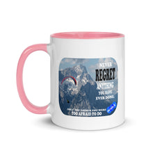 Load image into Gallery viewer, NEVER REGRET - YOUNICHELY - Mug with Color Inside
