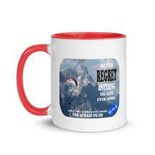 Load image into Gallery viewer, NEVER REGRET - YOUNICHELY - Mug with Color Inside

