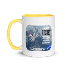 Load image into Gallery viewer, NEVER REGRET - YOUNICHELY - Mug with Color Inside
