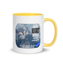 Load image into Gallery viewer, NEVER REGRET - YOUNICHELY - Mug with Color Inside

