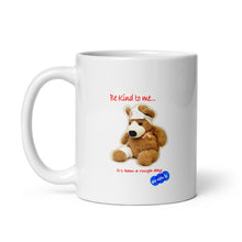 Load image into Gallery viewer, BE KIND TO ME - YOUNICHELY - White glossy mug
