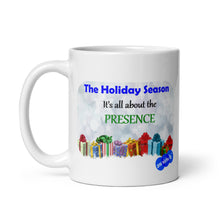 Load image into Gallery viewer, HOLIDAY PRESENTS - YOUNICHELY - White glossy mug
