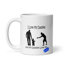 Load image into Gallery viewer, I LOVE MY DADDIES - YOUNICHELY - White glossy mug
