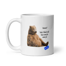 Load image into Gallery viewer, STUFFED BEAR - YOUNICHELY - White glossy mug
