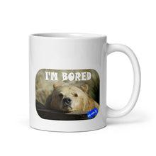 Load image into Gallery viewer, BORED - YOUNICHELY - White glossy mug
