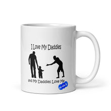 Load image into Gallery viewer, I LOVE MY DADDIES - YOUNICHELY - White glossy mug
