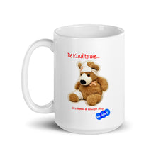Load image into Gallery viewer, BE KIND TO ME - YOUNICHELY - White glossy mug
