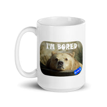 Load image into Gallery viewer, BORED - YOUNICHELY - White glossy mug
