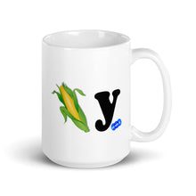 Load image into Gallery viewer, CORN Y - YOUNICHELY - White glossy mug
