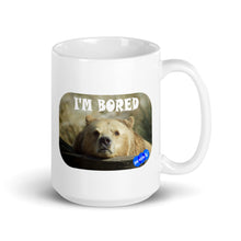 Load image into Gallery viewer, BORED - YOUNICHELY - White glossy mug
