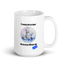 Load image into Gallery viewer, DIFFERENCES ASIDE  - YOUNICHELY - White glossy mug
