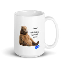 Load image into Gallery viewer, STUFFED BEAR - YOUNICHELY - White glossy mug
