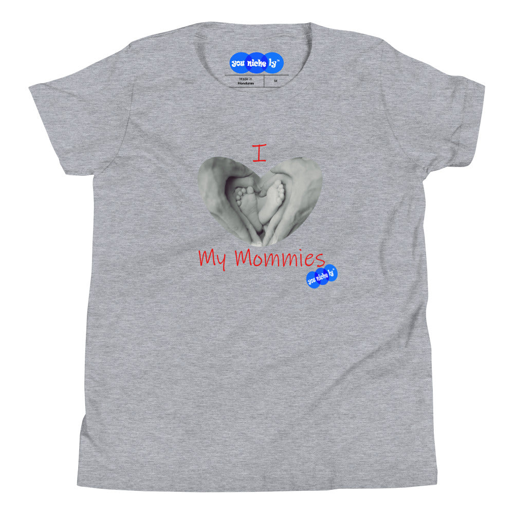 I LOVE MY MOMMIES - YOUNICHELY -Youth Short Sleeve T-Shirt