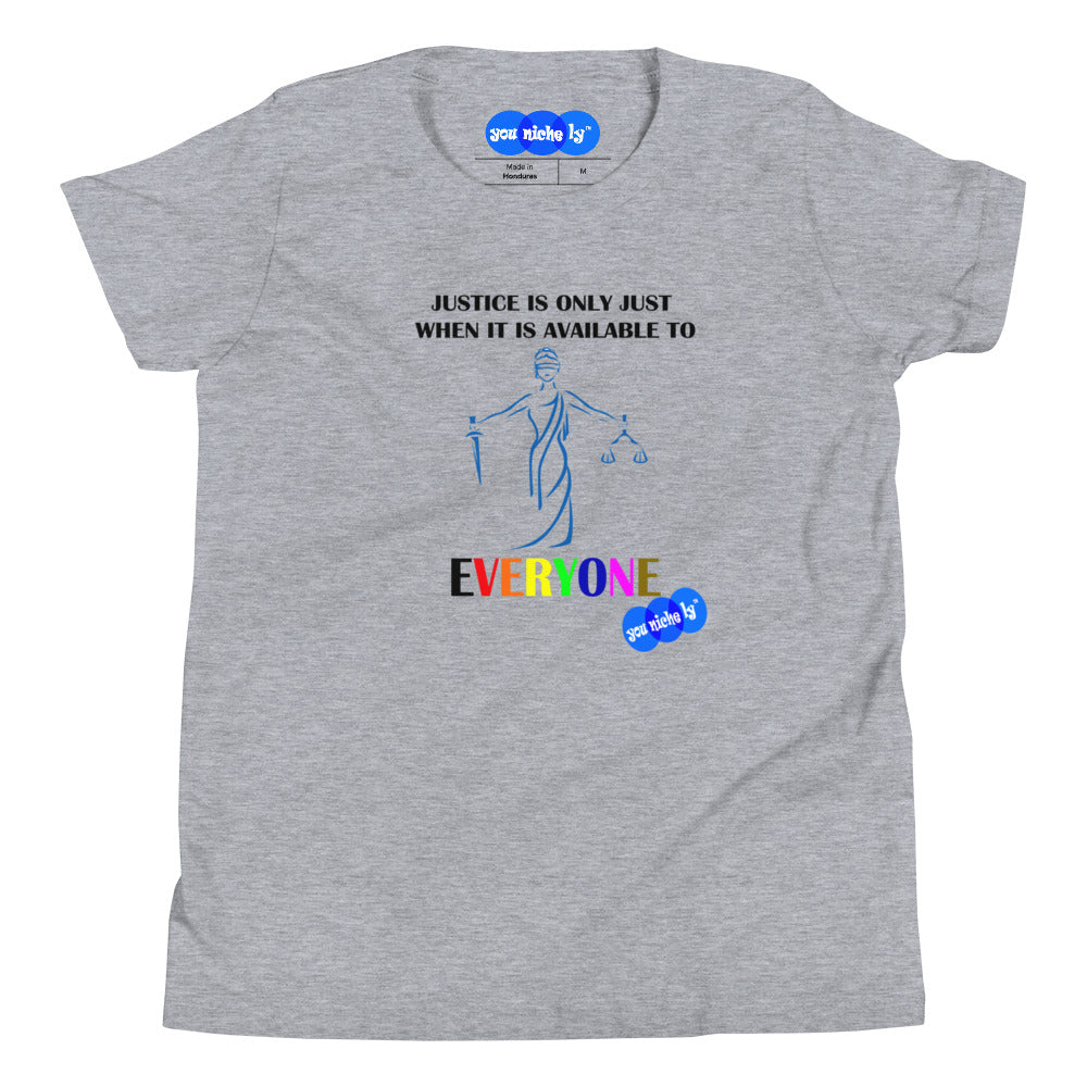 JUSTICE - YOUNICHELY - Youth Short Sleeve T-Shirt