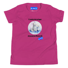 Load image into Gallery viewer, DIFFERENCES ASIDE - YOUNICHELY - Youth Short Sleeve T-Shirt
