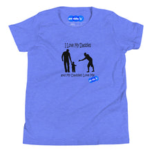 Load image into Gallery viewer, I LOVE MY DADDIES - YOUNICHELY - Youth Short Sleeve T-Shirt
