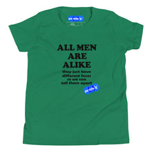 Load image into Gallery viewer, ALL MEN ARE ALIKE - YOUNICHELY - Youth Short Sleeve T-Shirt
